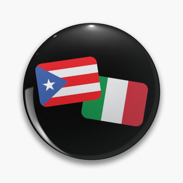 Item preview, Italian American Flags Icon Emoji designed and sold by PrintPortal.