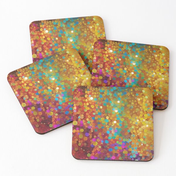 Item preview, Colorful Abstract Psychedelic Geometrical Splatter Paint Pattern Design designed and sold by bandjdesigns.