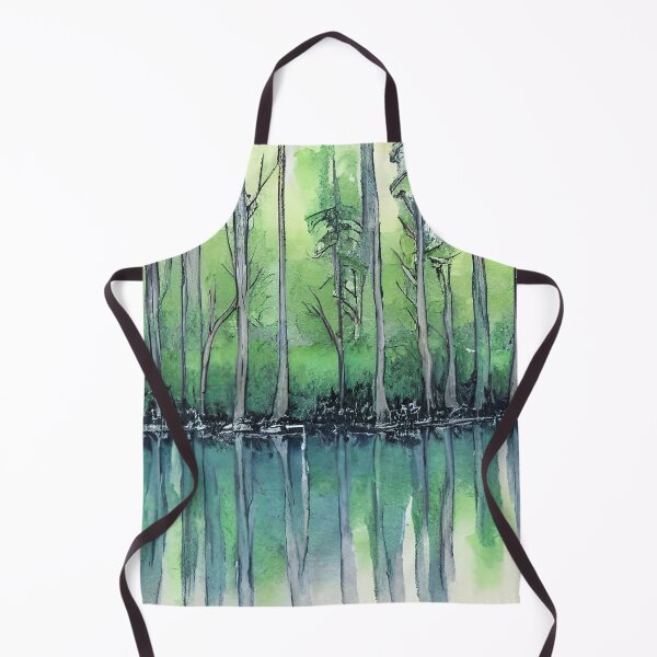Item preview, Forest Reflection Original Watercolor Art designed and sold by viewgraphics.