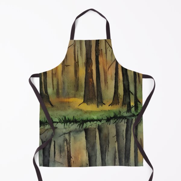 Item preview, Forest Reflection Original Watercolor Art designed and sold by viewgraphics.