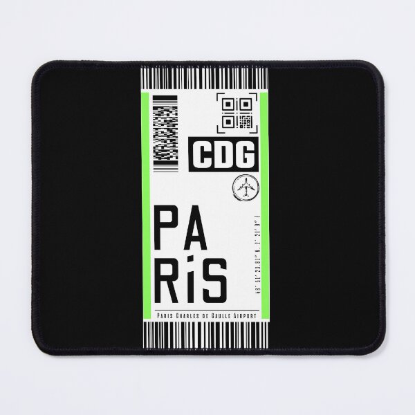 Item preview, PARIS CDG classic luggage tag flight stickers designed and sold by LeddsoDello.