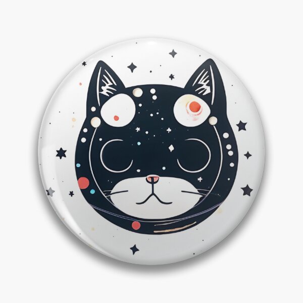 Item preview, "Dreaming Cat with Starry Head" Sticker design  designed and sold by Litheon.