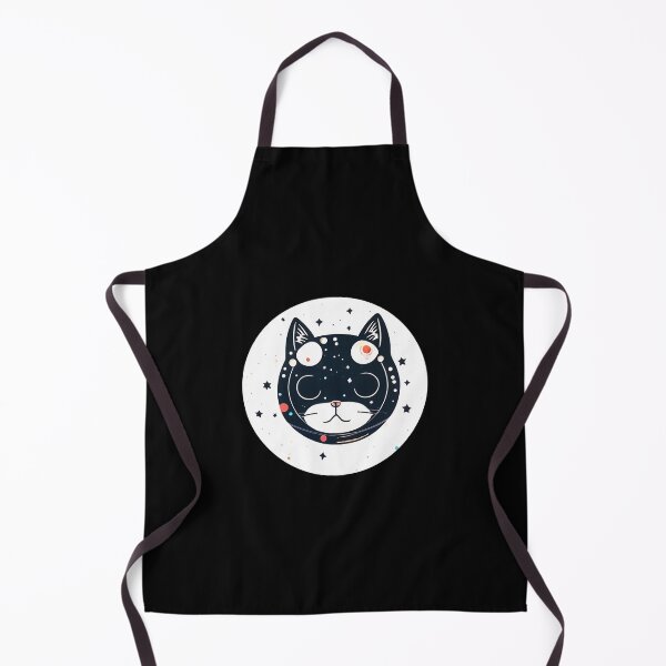 Item preview, "Dreaming Cat with Starry Head" Sticker design  designed and sold by Litheon.