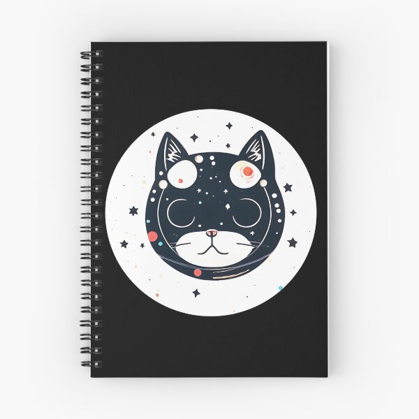 Item preview, "Dreaming Cat with Starry Head" Sticker design  designed and sold by Litheon.