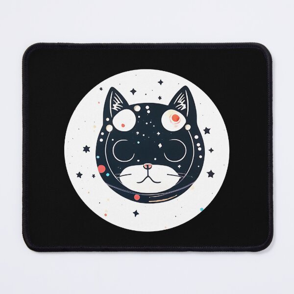 Item preview, "Dreaming Cat with Starry Head" Sticker design designed and sold by Litheon.