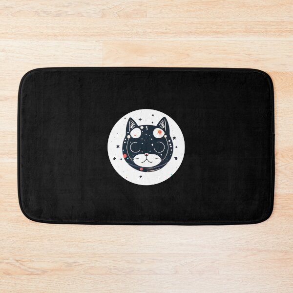 Item preview, "Dreaming Cat with Starry Head" Sticker design  designed and sold by Litheon.