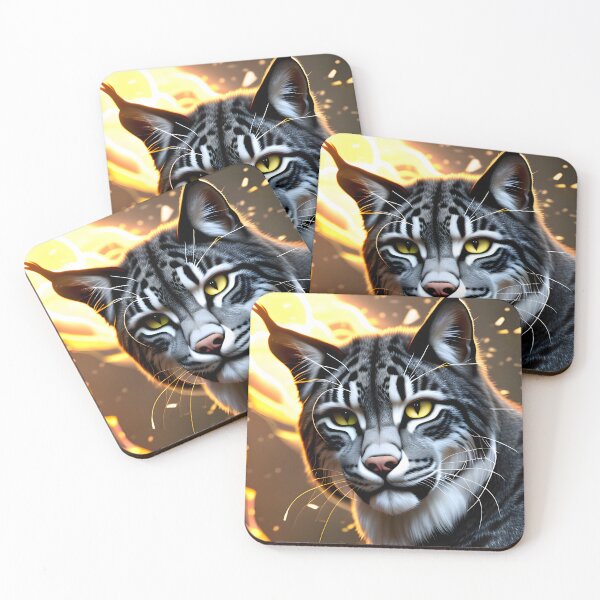 Artikelvorschau, Lynx Cat - moderne digitale Kunst entworfen und verkauft von Ai-michiart.