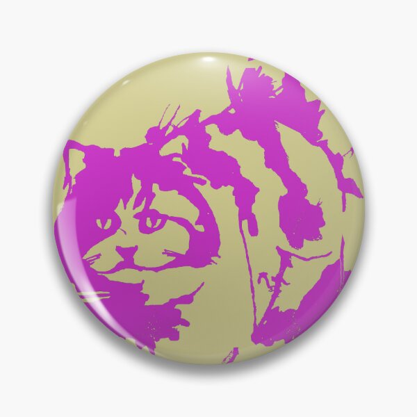 Item preview, MAGENTA CAT ON ALERT designed and sold by Marinkka.