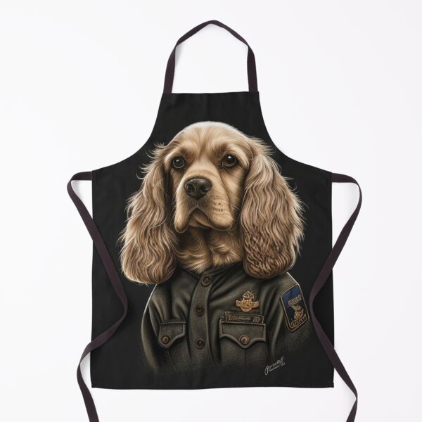 Item preview, Cocker Spaniel Police Officer: Fun and Whimsical Design designed and sold by nmichom.