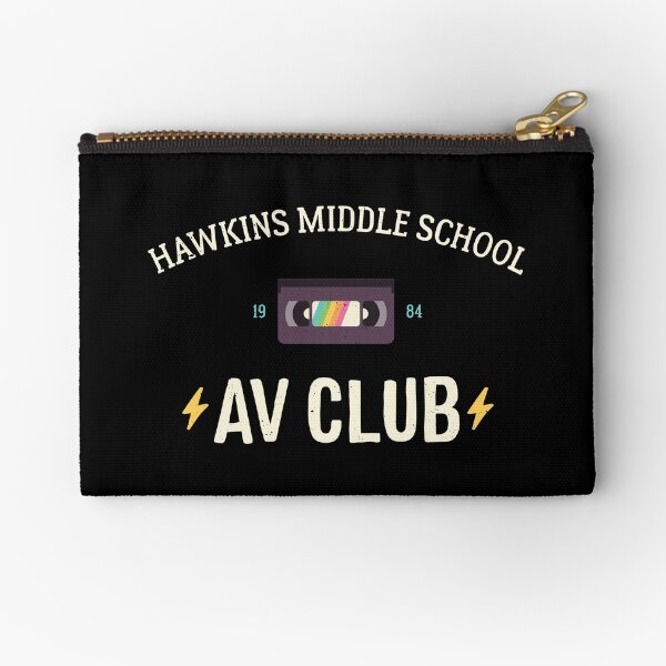 Hawkins AV Club - Stranger Things Zipper Pouch
