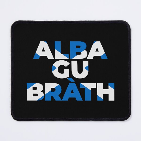 Item preview, Alba Gu Brath - Scotland Forever - Scottish Flag Blue - Gaidhlig designed and sold by Indy2tees.