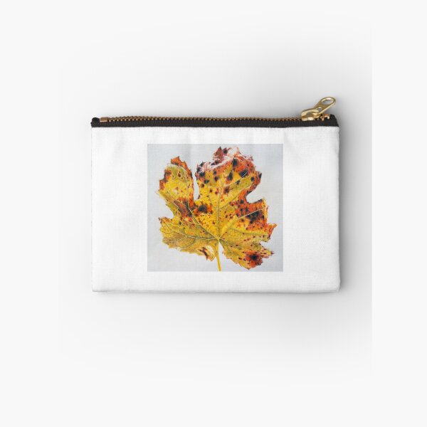 Item preview, Autumn Leaf Detail Coloured Pencil Drawing designed and sold by Vicki Syme.