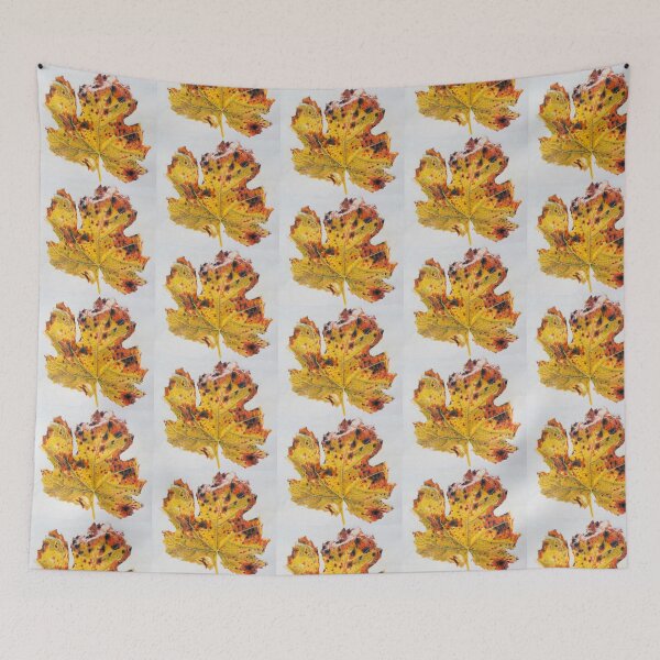 Item preview, Autumn Leaf Detail Coloured Pencil Drawing designed and sold by Vicki Syme.