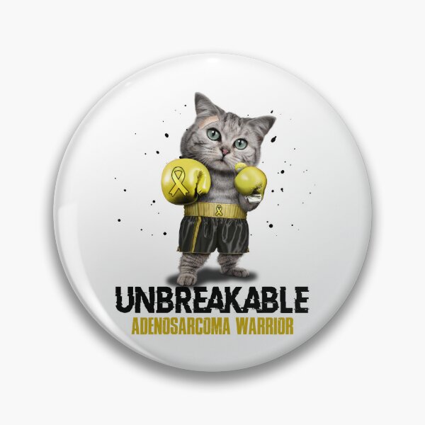 Item preview, Adenosarcoma Warrior - UNBREAKABLE - Adenosarcoma Ribbon designed and sold by EdithShop59.