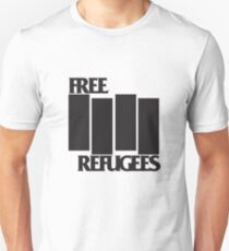 FREE REFUGEES FLAG Unisex T-Shirt
