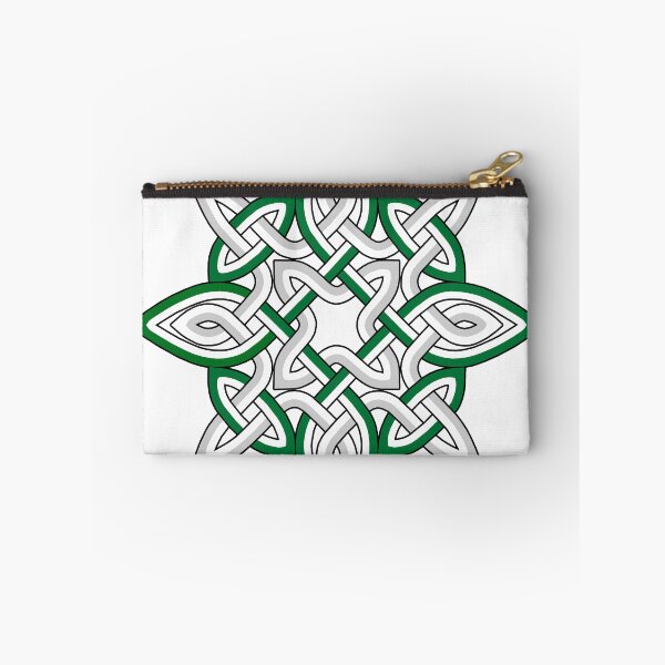 Item preview, Silver and Green Celtic Knot Star designed and sold by InfiniteWonders.