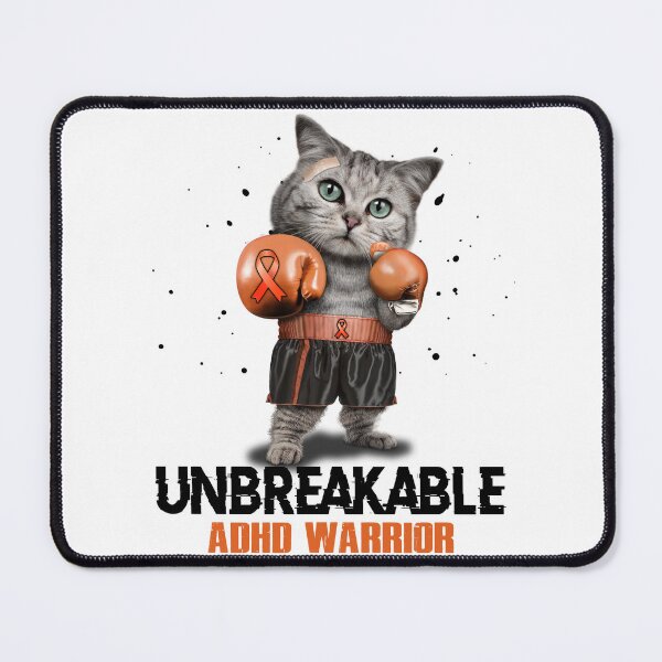 Item preview, ADHD Warrior - UNBREAKABLE - ADHD Ribbon designed and sold by EdithShop59.