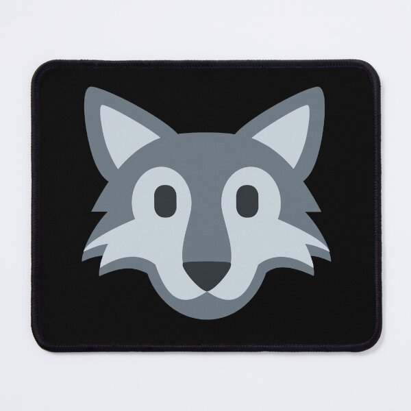Item preview, Wolf Face Emoji Icon designed and sold by PrintPortal.