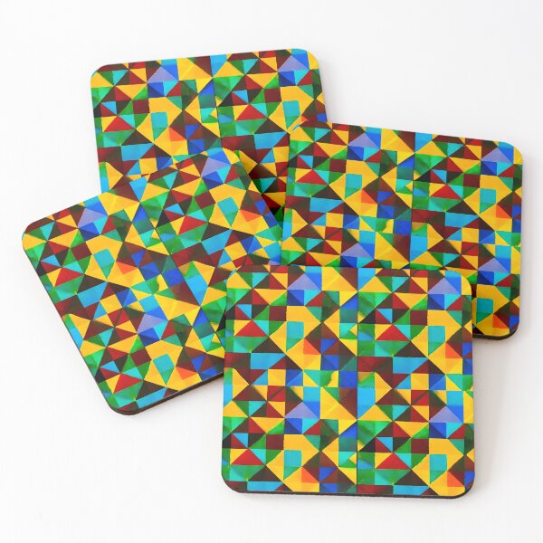 Item preview, Multicolor square pattern 5 designed and sold by shrolts.