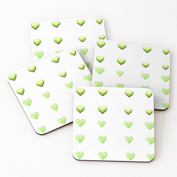 Item preview, Green Valentine Day Hearts Pack designed and sold by Naomi Gutierrez Parrish.