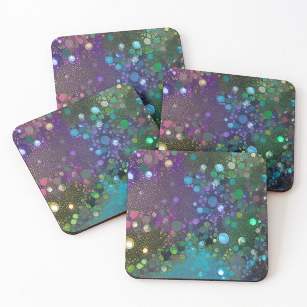 Item preview, Colorful Abstract Psychedelic Geometrical Splatter Paint Pattern Design designed and sold by bandjdesigns.