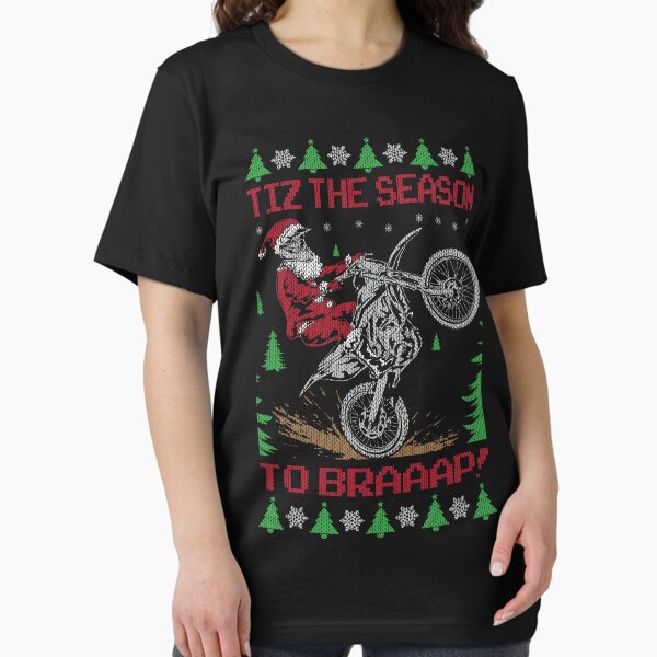 Item preview, Motocross Dirt Bike Ugly Christmas Santa designed and sold by offroadstyles.