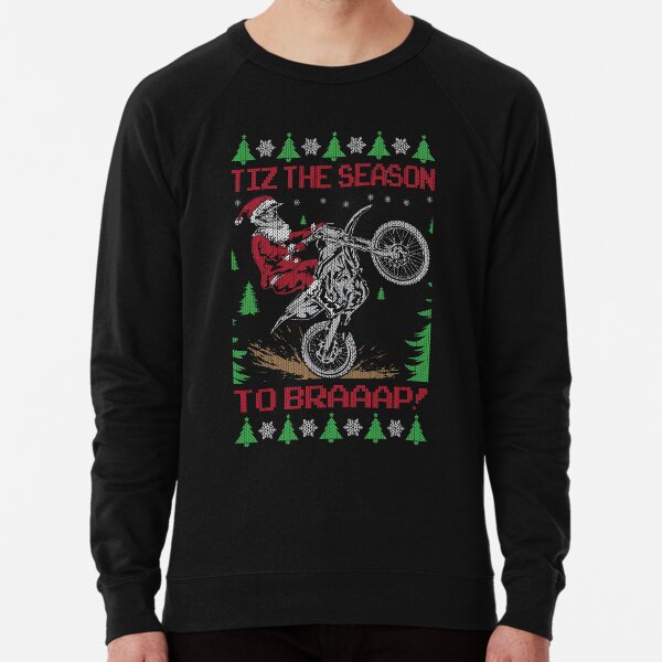 Artikel-Vorschau von Motocross Dirt Bike hässliche Weihnachten Santa, designt und verkauft von offroadstyles.