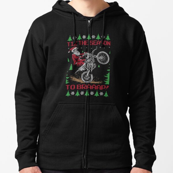 Artikel-Vorschau von Motocross Dirt Bike hässliche Weihnachten Santa, designt und verkauft von offroadstyles.