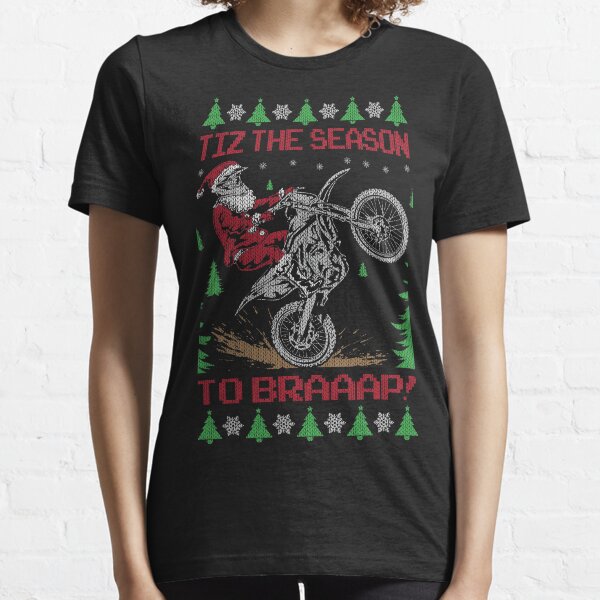 Item preview, Motocross Dirt Bike Ugly Christmas Santa designed and sold by offroadstyles.