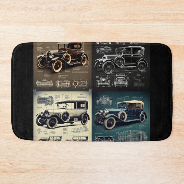 Item preview, 1920s Car with Technical and Sophisticated Diagrammatic Style designed and sold by nmichom.