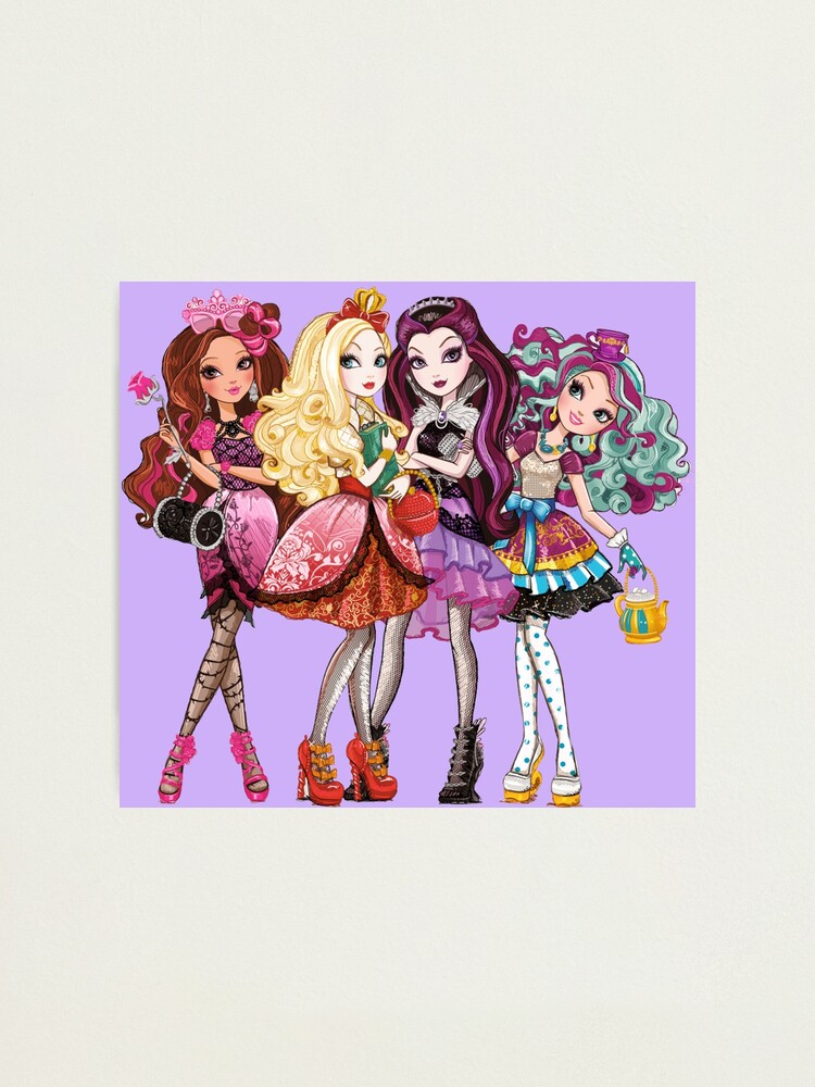 Ever After High Dolls 4 Pack - Raven Queen, Apple White, Madeline Hatter,  Cerise