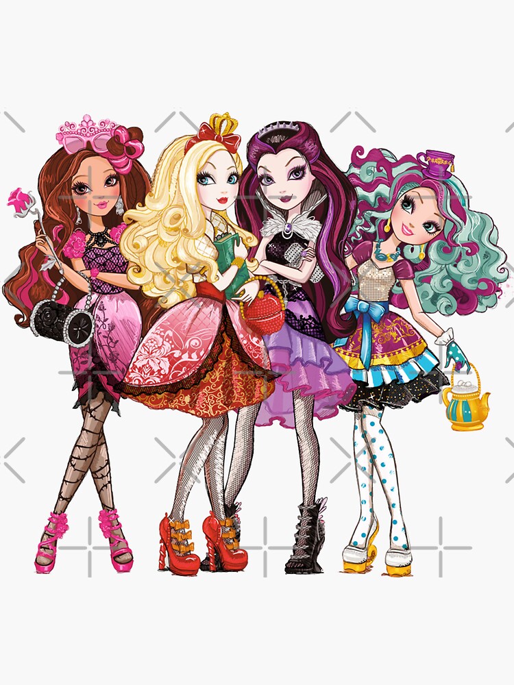 Lote Ever After High: Lizzie Hearts + Justine Dancer