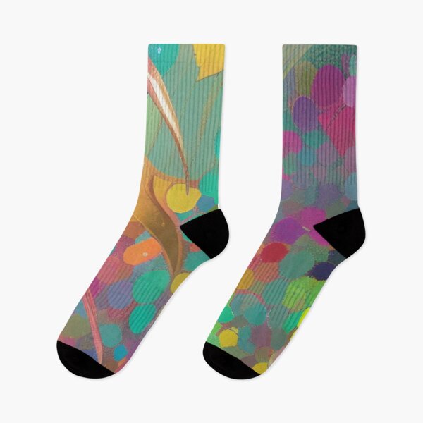 Item preview, Colorful Abstract Psychedelic Geometrical Splatter Paint Pattern Design designed and sold by bandjdesigns.