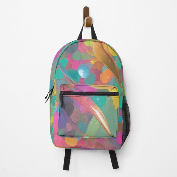 Item preview, Colorful Abstract Psychedelic Geometrical Splatter Paint Pattern Design designed and sold by bandjdesigns.