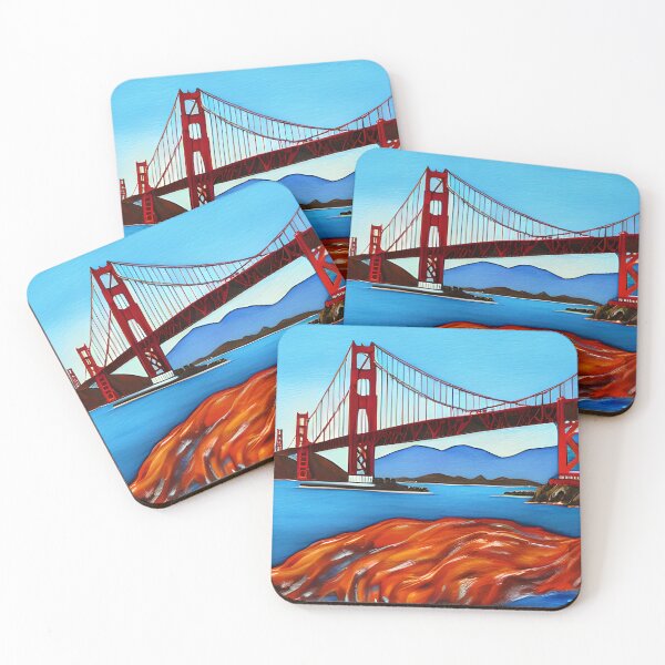 Item preview, Golden Gate Bridge, City Landscape, California Art, San Francisco Artwork designed and sold by viewgraphics.