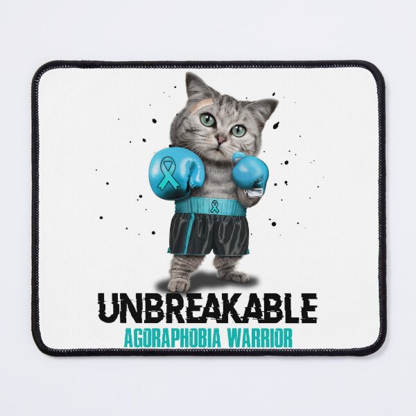 Item preview, Agoraphobia Warrior - UNBREAKABLE - Agoraphobia Ribbon designed and sold by EdithShop59.