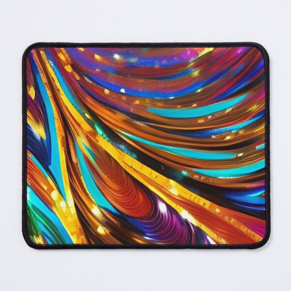 Item preview, Colorful Abstract Psychedelic Geometrical Splatter Paint Pattern Design designed and sold by bandjdesigns.