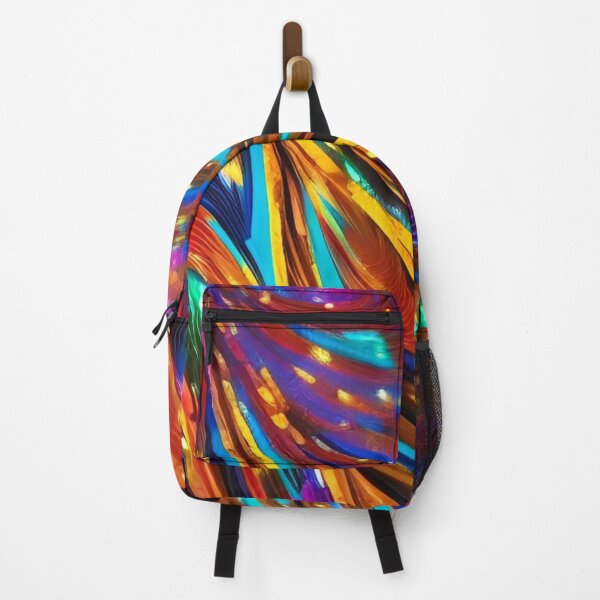 Item preview, Colorful Abstract Psychedelic Geometrical Splatter Paint Pattern Design designed and sold by bandjdesigns.