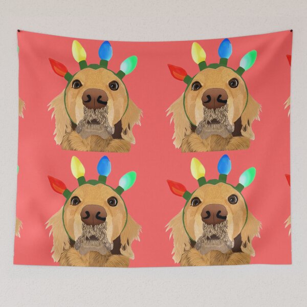 Artikelvorschau, Weihnachtshund entworfen und verkauft von Artistkhg.