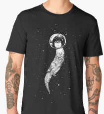 Drifting in Otter Space (best for color) Men's Premium T-Shirt