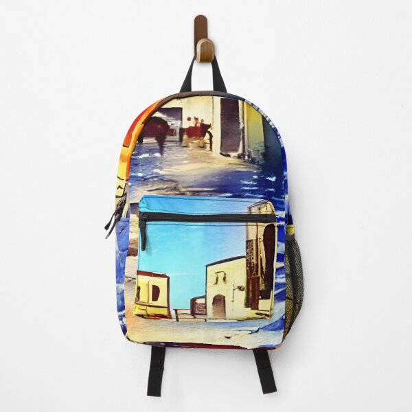 Item preview, Greece Art, Greece Watercolor, City Landscape Art designed and sold by viewgraphics.