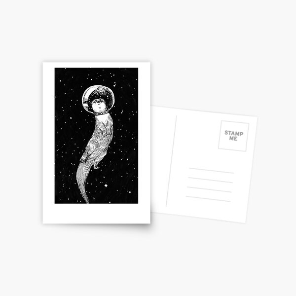 Drifting in Otter Space Postcard