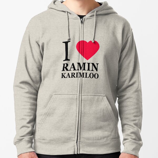 I love Ramin Karimloo (1) Zipped Hoodie