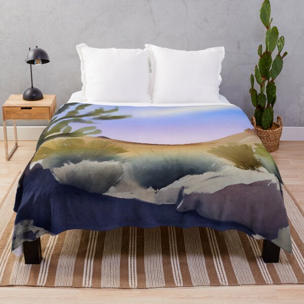 Item preview, High Desert Landscape in Southern California Original Watercolor Art designed and sold by viewgraphics.