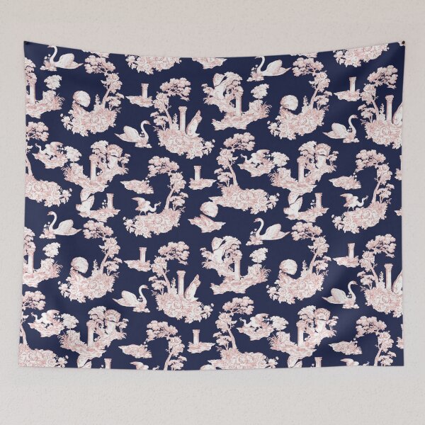 Item preview, Greek toile de jouy designed and sold by letsgow8th.