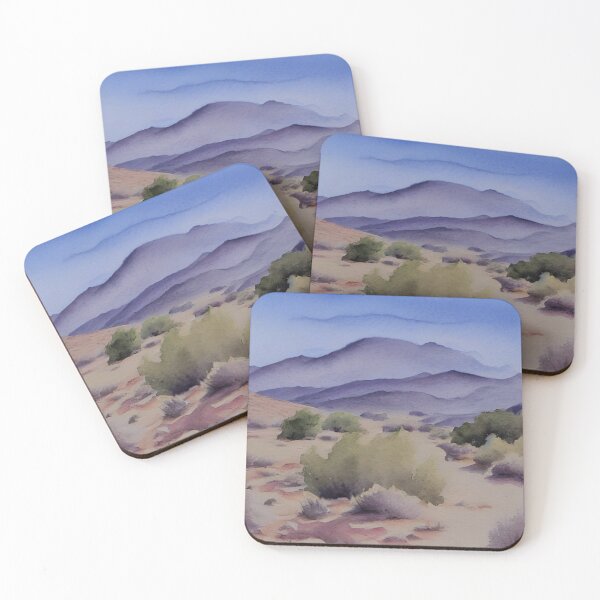 Item preview, High Desert Landscape in Southern California Original Watercolor Art designed and sold by viewgraphics.