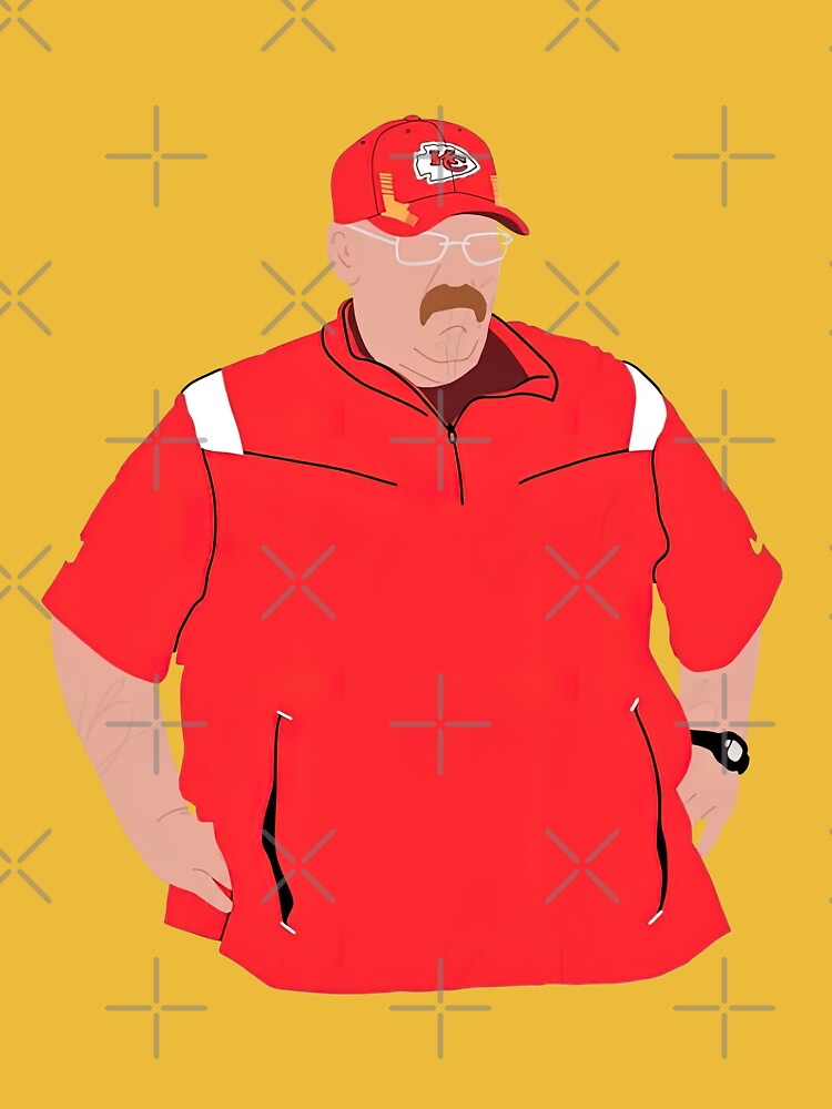 Endastore Chiefs Andy Reid Big Reds Cheeseburger T-Shirt