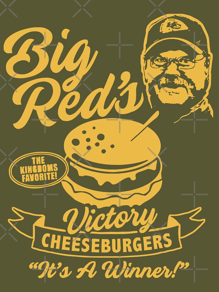 Endastore Chiefs Andy Reid Big Reds Cheeseburger T-Shirt