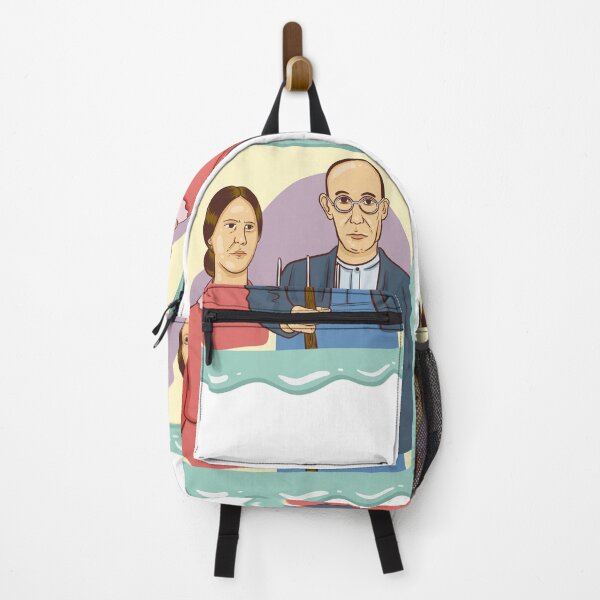 Item preview, American Gothic Painting in Pastel Color designed and sold by HowreSketch.