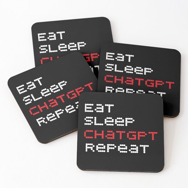 Item preview, Eat Sleep ChatGPT Repeat  designed and sold by abudesigner.